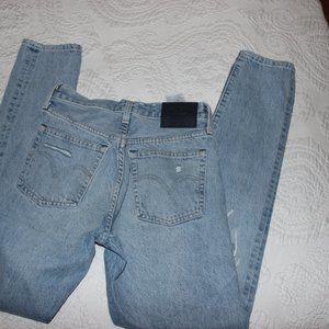 Levi's Distressed 501 Skinny Jeans Sz 24
